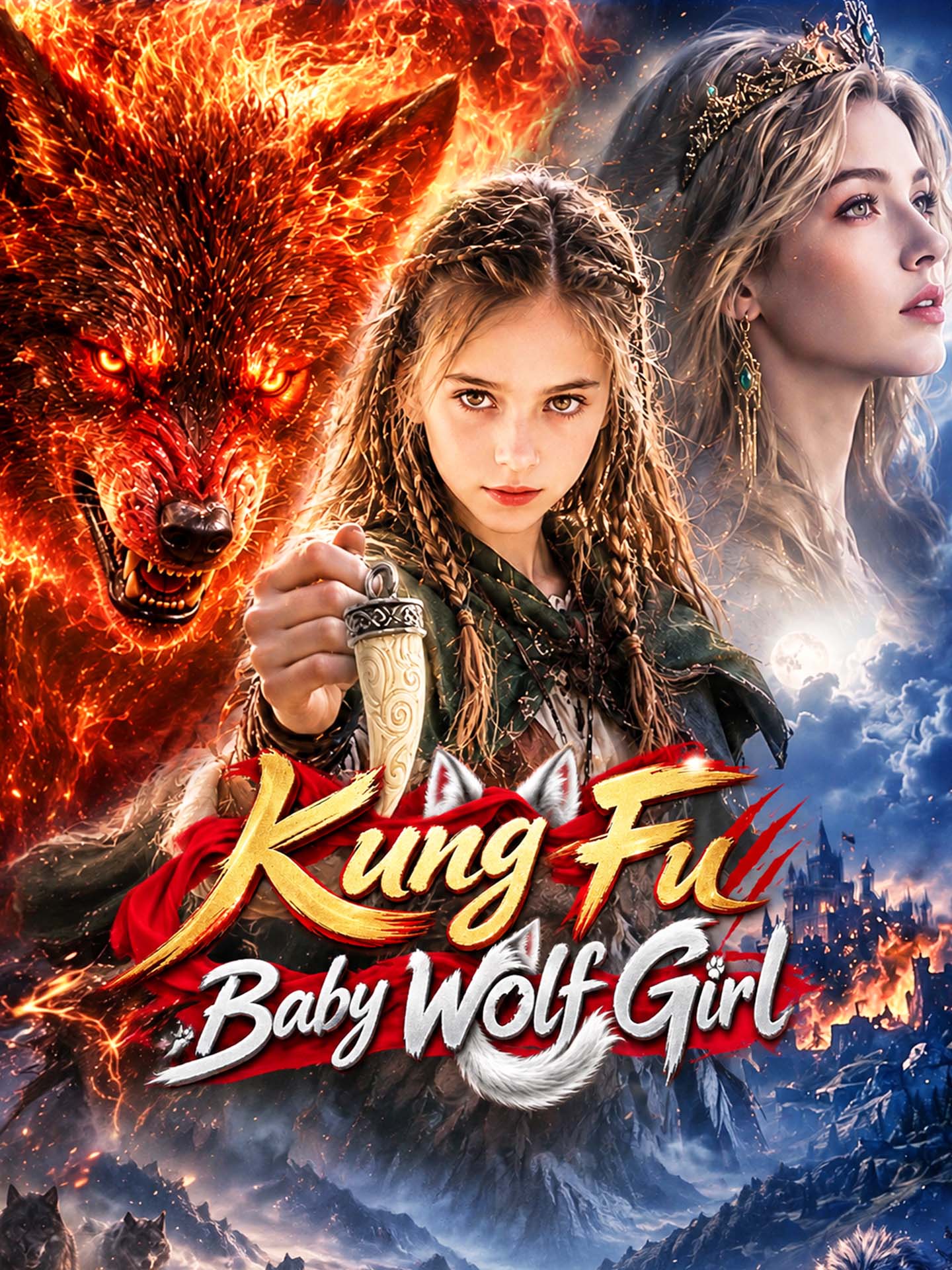 Kung Fu Baby Wolf Girl