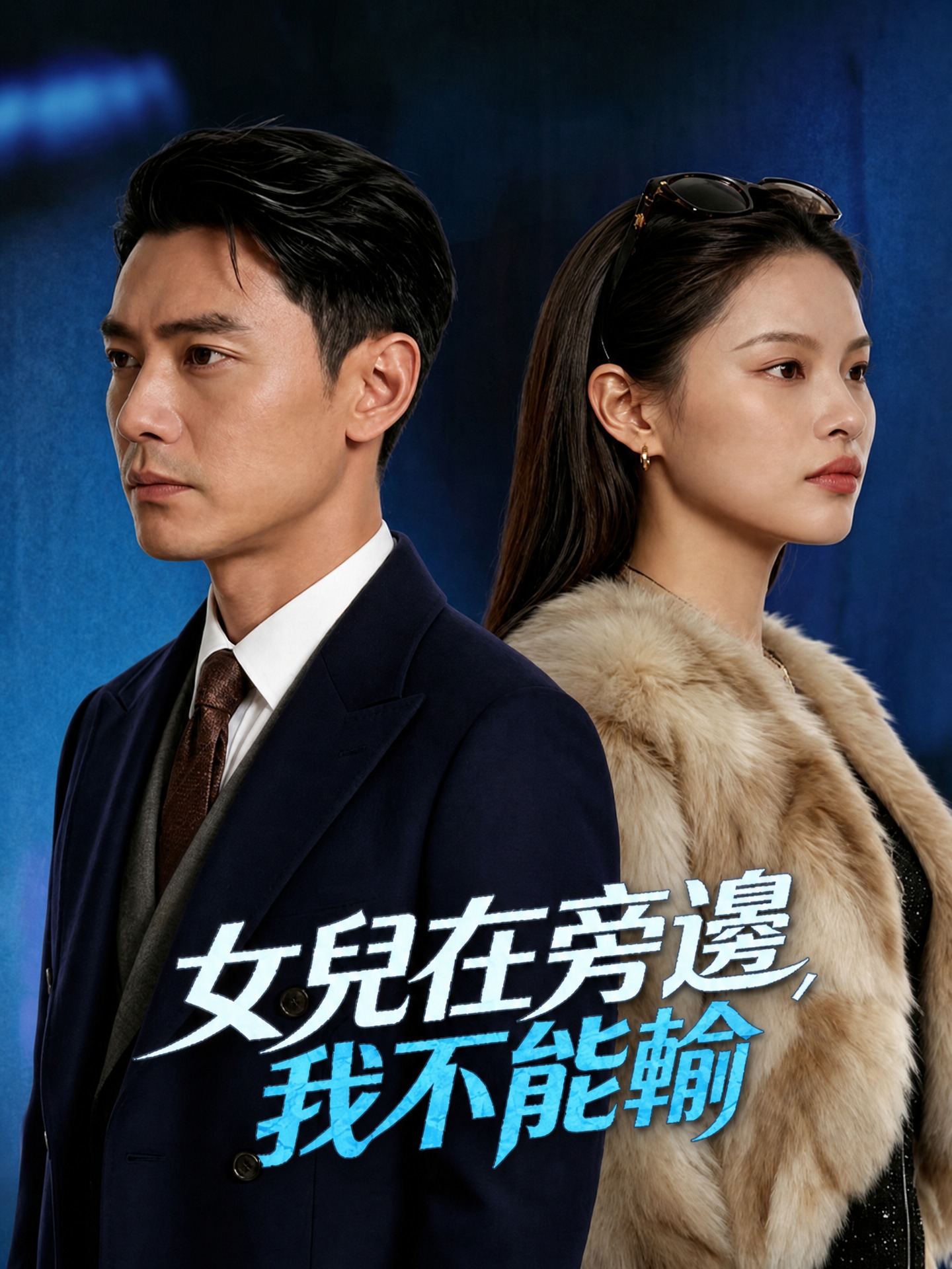 女兒在旁邊，我不能輸