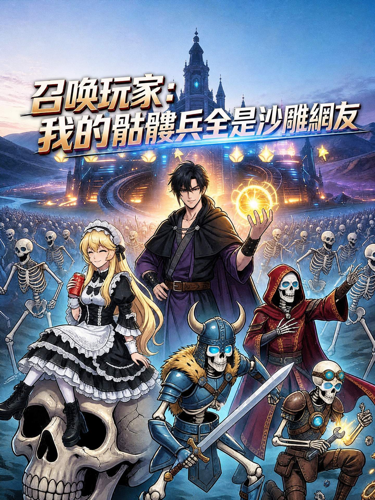 召喚玩家：我的骷髏兵全是沙雕網友